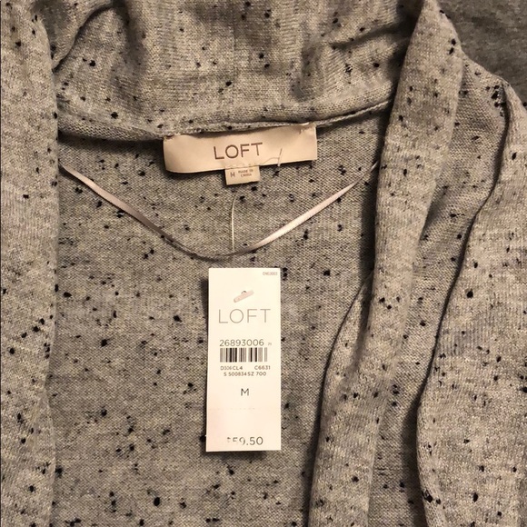 SPECKLED SOFT OPEN CARDIGAN NWT - Picture 3 of 8